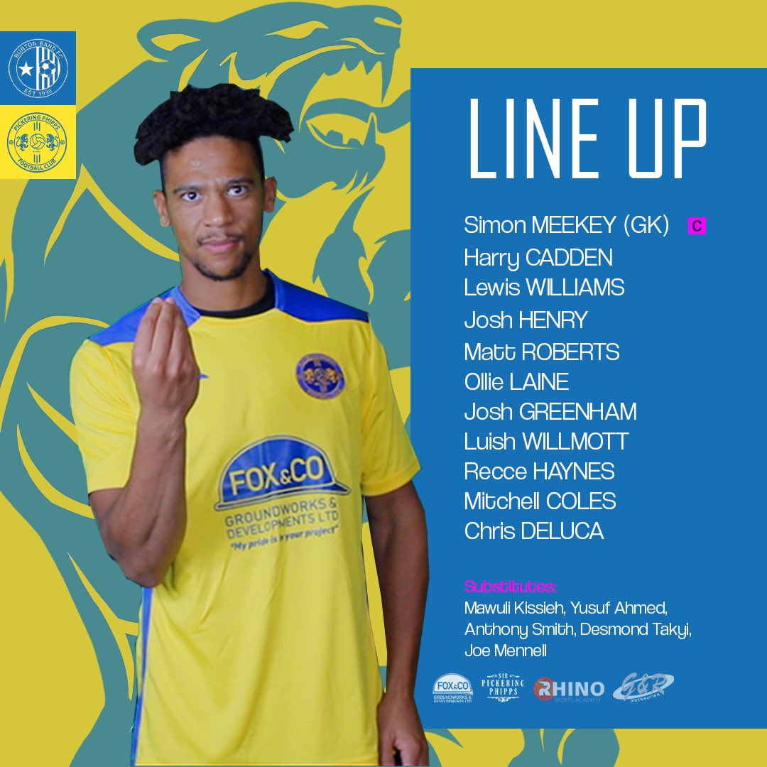 Here’s how the Phipps line up ⚽🔵 #upthephipps