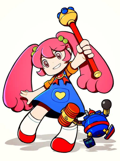 超鋼戦紀キカイオーより魔法の国のポリンちゃんー。 #超鋼戦紀キカイオー #キカイオー 