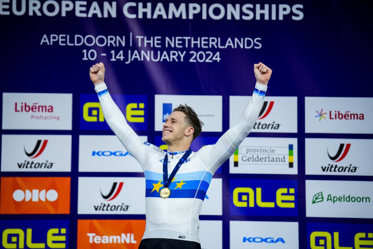 EUROPEAN CHAMPION! 🤩 What an amazing night in @omnisportapeldoorn #Sprint