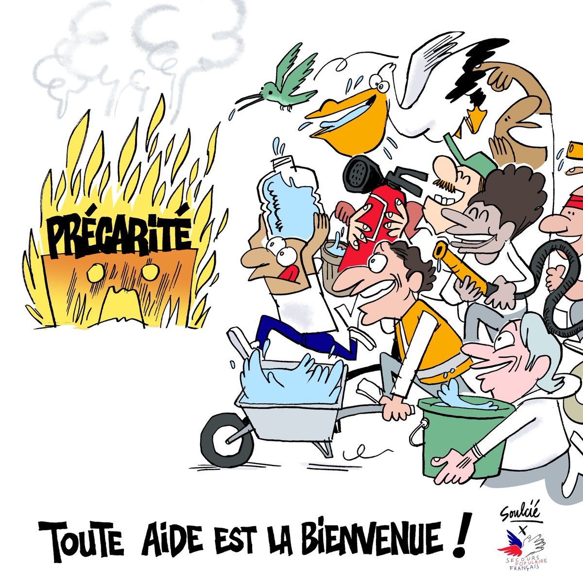 ❤ Grâce à vos #dons, nous agissons pour un monde plus #solidaire.

Vous souhaitez donner un coup de main à nos #bénévoles, en soutenant nos actions sur le terrain ? Faites un don ! 👉 buff.ly/3RNtgJA 

🎨 Illustration : Soulcié
