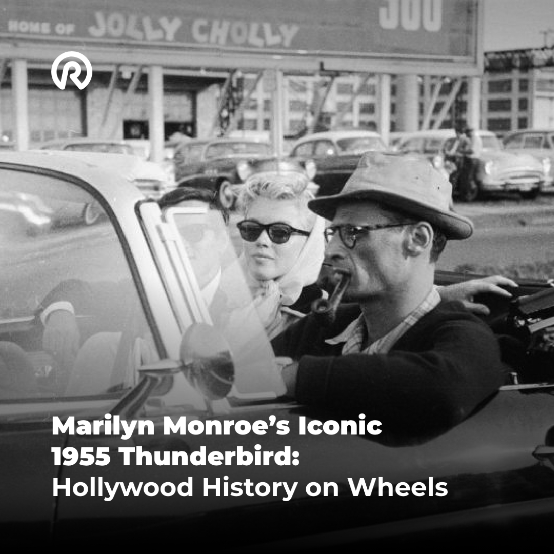 roarington_meta's tweet photo. Blondes might have more fun, but Marilyn Monroe knew style too! 🚗✨ This iconic black Ford Thunderbird, owned by America’s greatest female icon, is not just a car—it’s a piece of history.

#MarilynMonroe #FordThunderbird https://t.co/NvzXxqmOIX