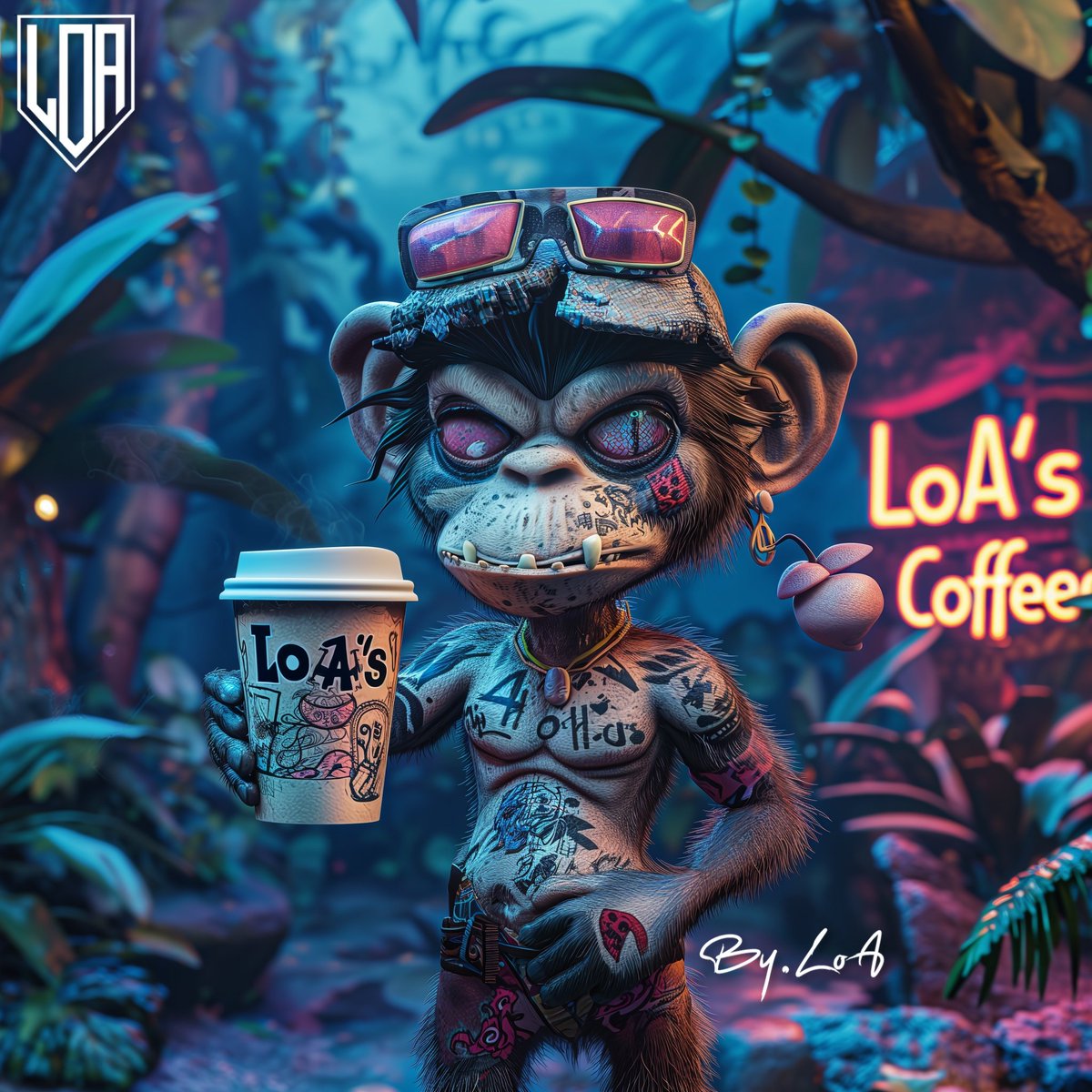 Lordofacca's tweet photo. 'Sunday Coffee' 2024 #ByLoA

Have a good day all, and enjoy your coffee ✌️❤️👊

#LoAism #AIArtwork #Coffee #Sunday #GoodMorning #LoAsCoffee #EnjoyCoffee https://t.co/foEbGhLrvT