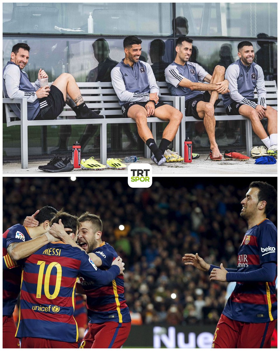 Eski dostlar Inter Miami formasıyla yeniden bir aradalar 😍

🇦🇷 Lionel Messi
🇪🇸Sergio Busquets
🇪🇸 Jordi Alba
🇺🇾 Luis Suarez
