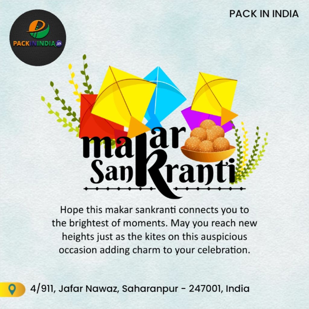PackInIndia's tweet photo. As the sun transitions, may your life be filled with the brightness of happiness and the warmth of success. Happy Makar Sankranti! https://t.co/QWe0B0qXZE
