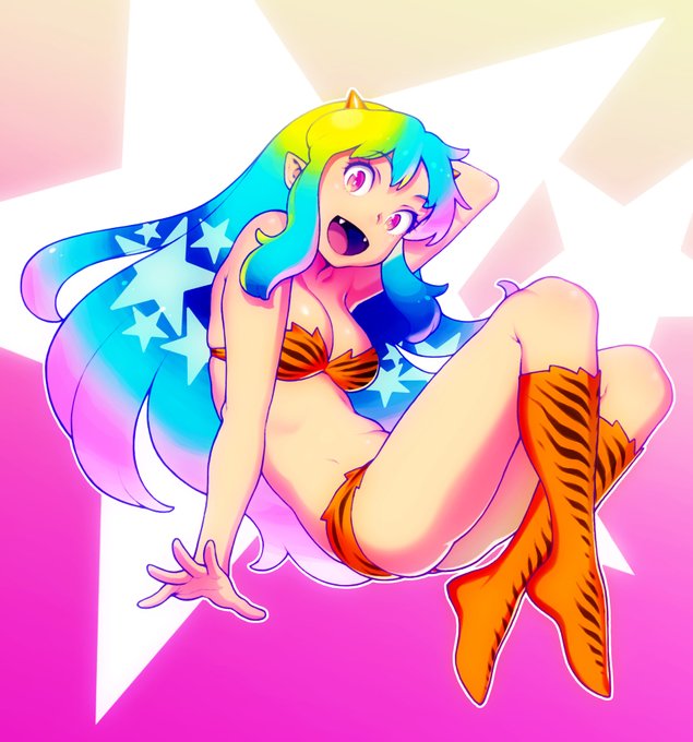 2期が始まったので描き初めラムちゃん 