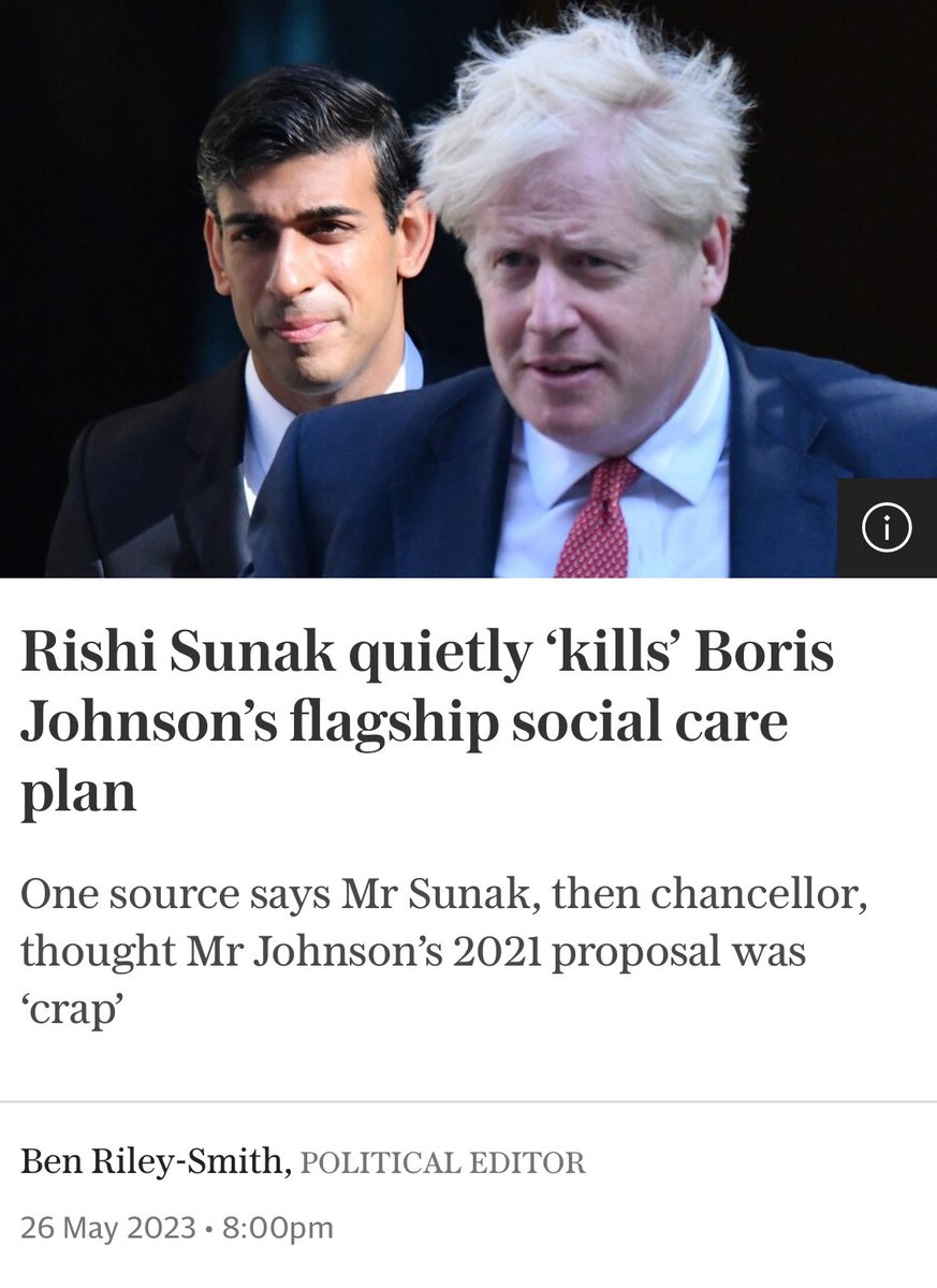 Ryder56004614's tweet photo. You know when national insurance was increased by 1.25% to pay for Johnson’s imaginary social care plan. Where did that money go? It certainly wasn’t into social care. https://t.co/Q2RxsCANjv