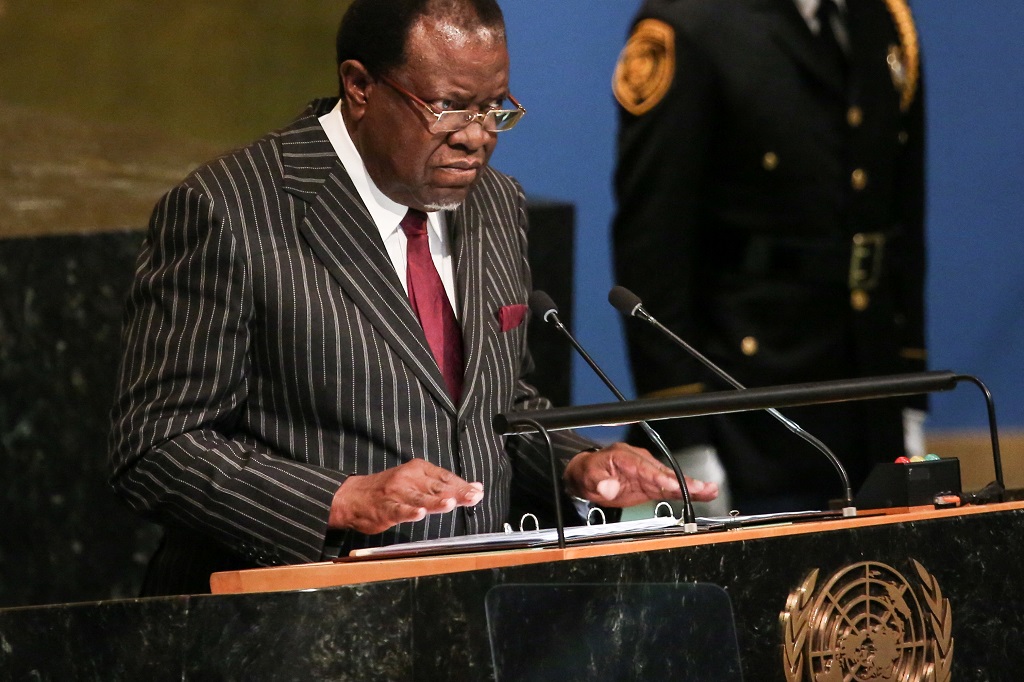 AJEnglish's tweet photo. Namibia’s President Hage Geingob has expressed “deep concern” that Germany has failed to “draw lessons from its horrific history” after Berlin said it would support Israel against genocide charges at the International Court of Justice.

🔴 LIVE updates: https://t.co/pm9wwMMTox https://t.co/95y8A3gPwH