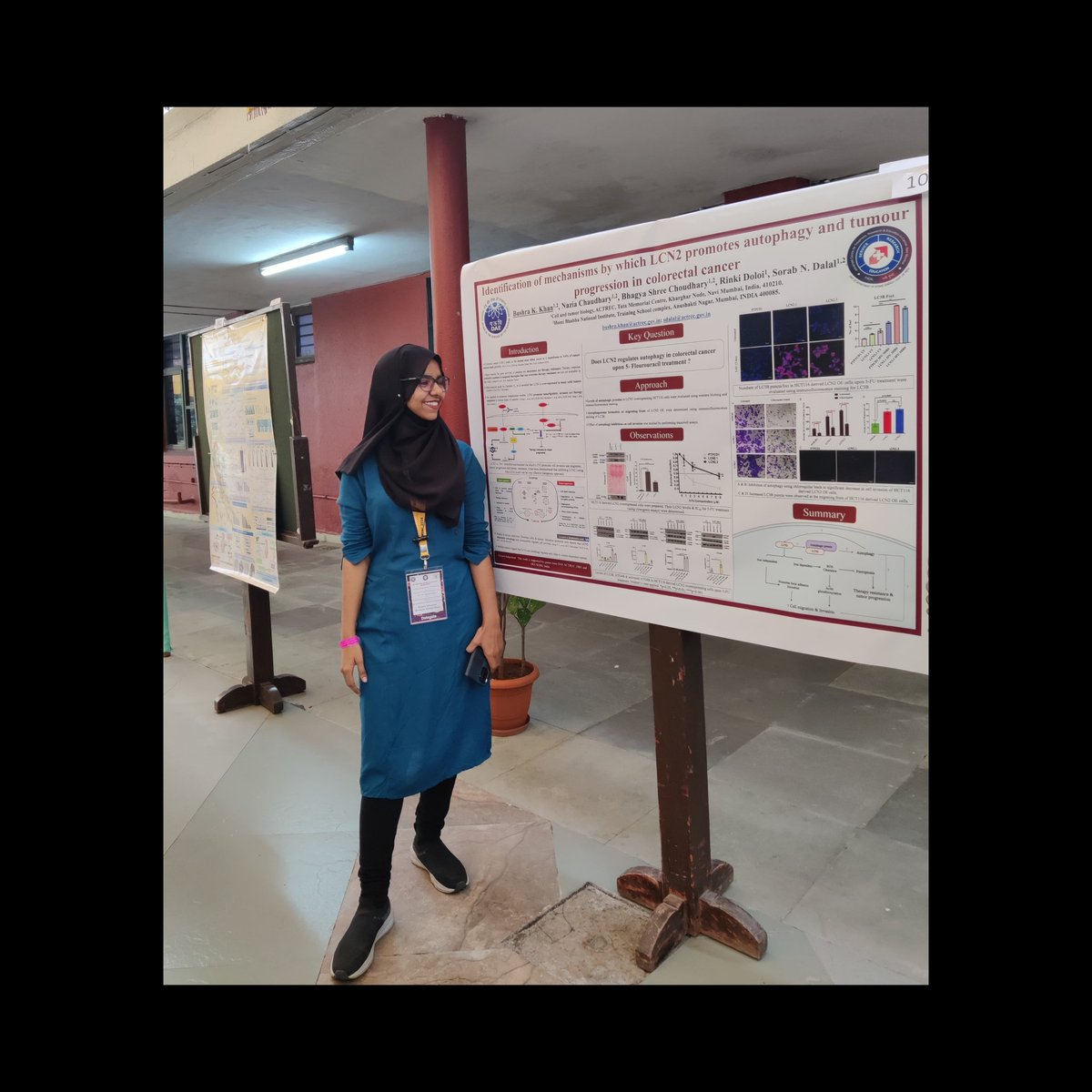 BA__khan's tweet photo. Presented my first ever poster! It was a delightful experience of scientific interaction and discussions at the 46th All India Cell Biology Conference, 2024 held at @CRI_ACTREC , Navi Mumbai. 🫰🏼
@AIRSAIndia #AICBC2024 #PhD #ACTREC #learninganddevelopment 🤍 https://t.co/rxvir7yYUl