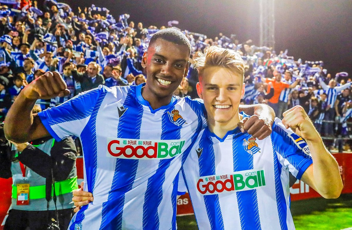 🇸🇪🇳🇴 Isak x Ødegaard during their Real Sociedad days! 🤩