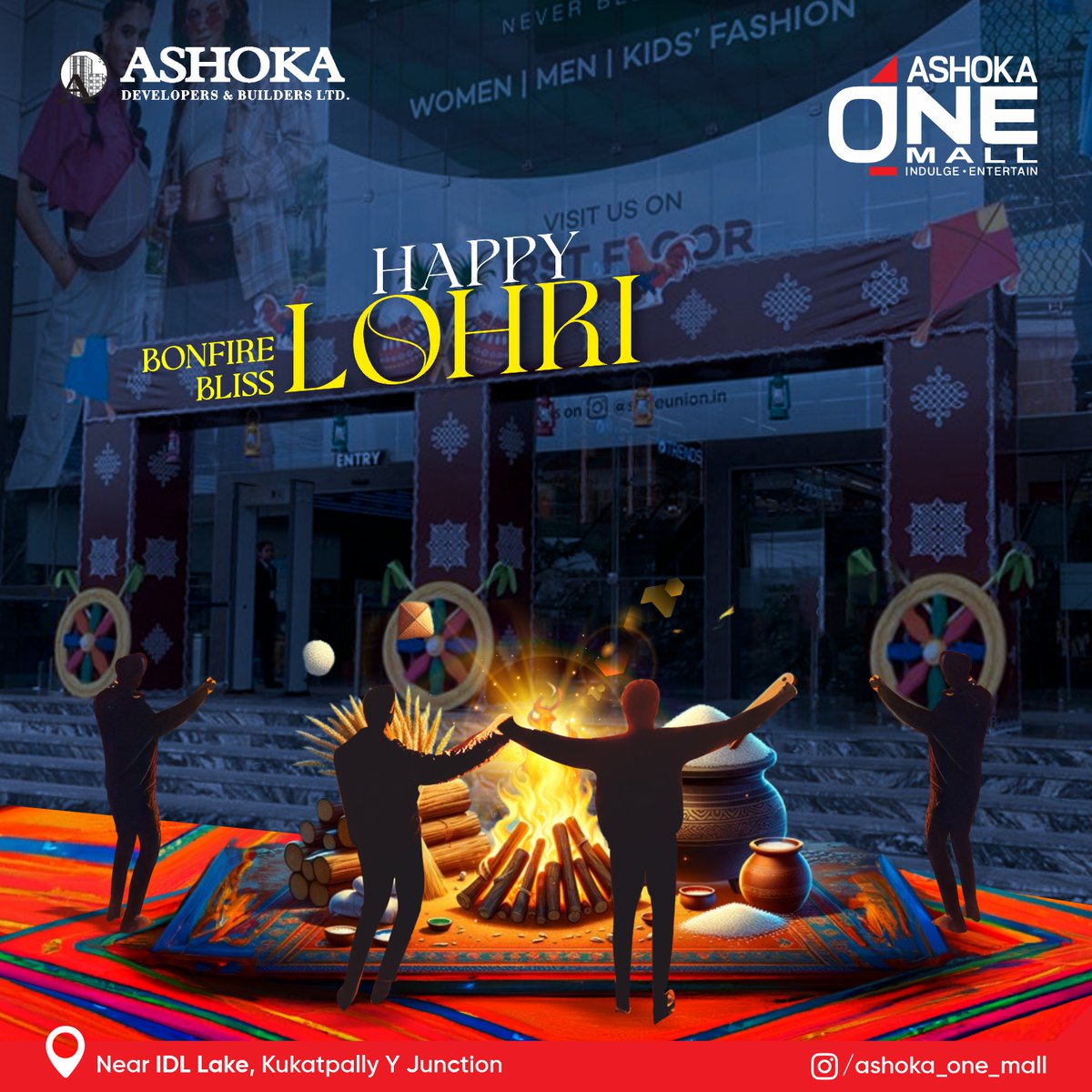 ashoka_builders's tweet photo. Creating Memories together in the glow of Lohri fire 🔥✨

Wishing You a Happy Lohri to All!

#lohri #kitefestival #lohrispecial #ınstagood #ashokaonemall #celebration #ashokabuilders #happylohri #lohri2024 #lohriwishes #lohrifestival #lohrigifts #lohrishopping #enjoy #festive https://t.co/umpYSbxlwd