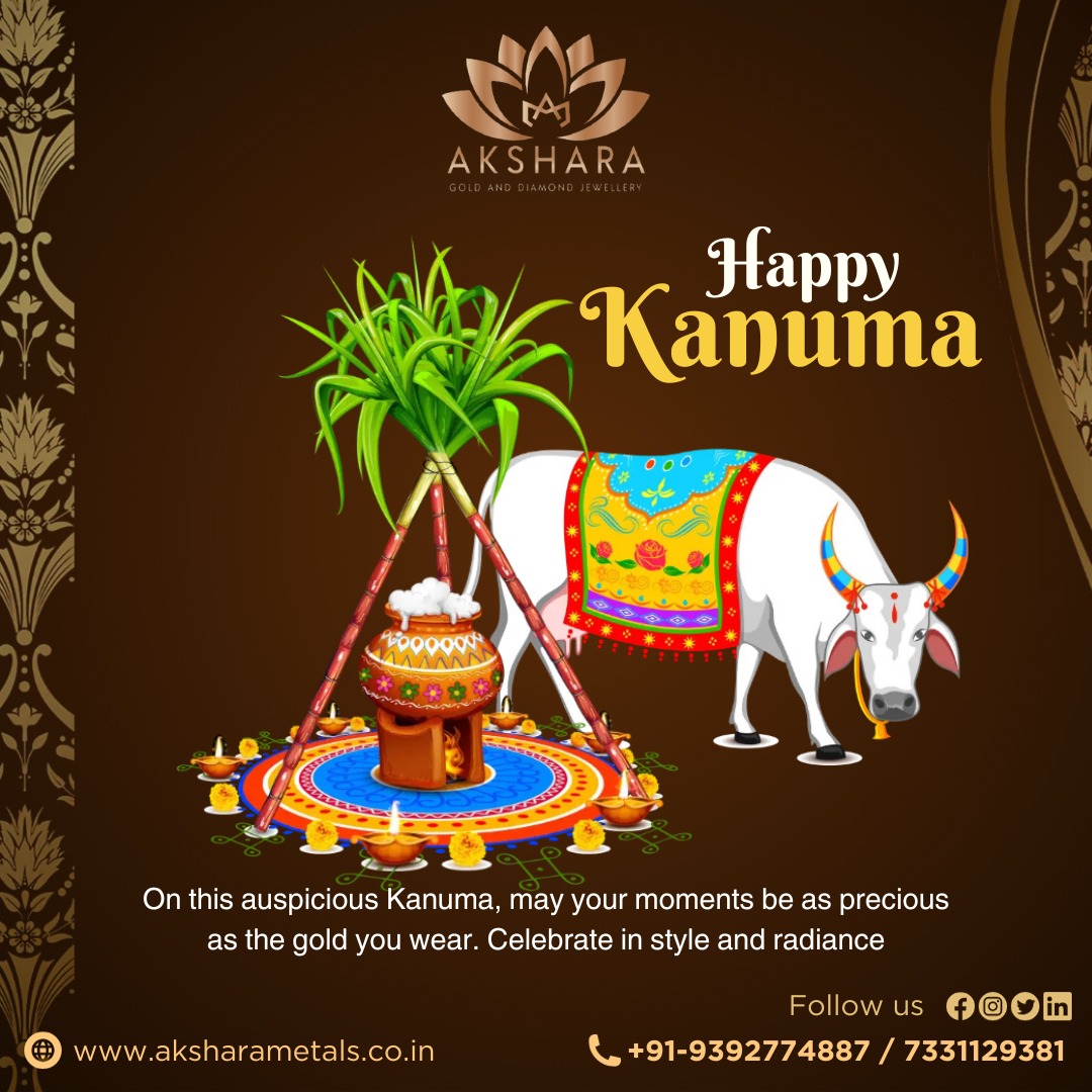 AksharaMetals's tweet photo. 📷📷 Happy Kanuma! 📷📷
On this special day, may the glow of prosperity brighten your path and the joy of tradition fill your heart.

#HappyKanuma #MakarSankranti #HarvestTraditions #FamilyCelebration #JoyfulMoments #AbundanceAndProsperity #FestiveCheers https://t.co/Cfq0h0PniF