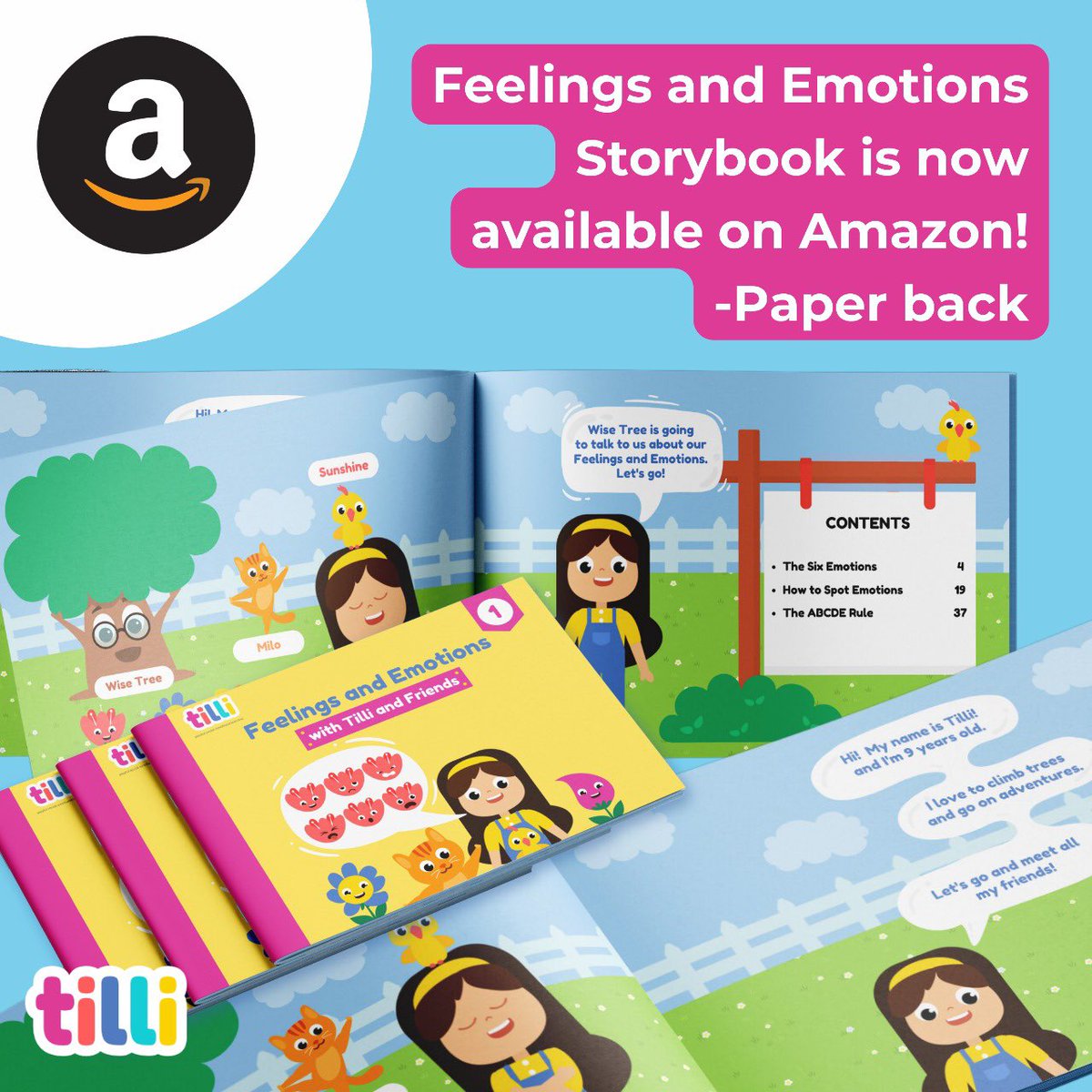 KidsTilli's tweet image. #TilliLearning #FeelingsAndEmotions #AmazonBooks #LearningAdventure #WorldwideShipping
