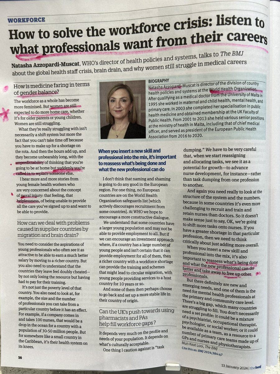 🌟Brilliant article in this week’s BMJ summarising the challenges of so many medic mums and others juggling caring roles & careers 🤹‍♀️🩺👩‍⚕️👨🏾‍⚕️@bmj_company 🤔Where have my uni cohort gone? 🌏Australia /Stay-at-home parent 👨‍👩‍👧‍👦/Education 👩‍🏫 / specialties without on-calls eg Occ Health