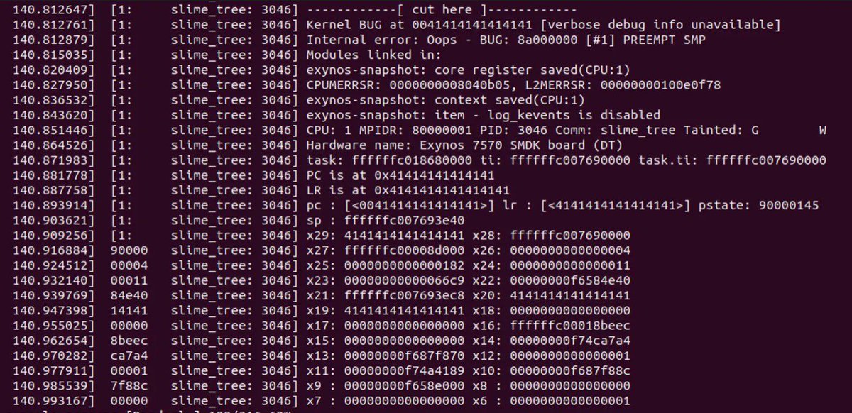0xor0ne's tweet photo. Reverse engineering and exploitation of an Android-based “portable high-resolution lossless music player” (FiiO M6)
Interesting series by @_stigward

Find a kernel bug: https://t.co/4i2Ki4wqQK
LPE exploit: https://t.co/oJ8MXJE0IH

#infosec #android #Linux https://t.co/RrT0rihY3z