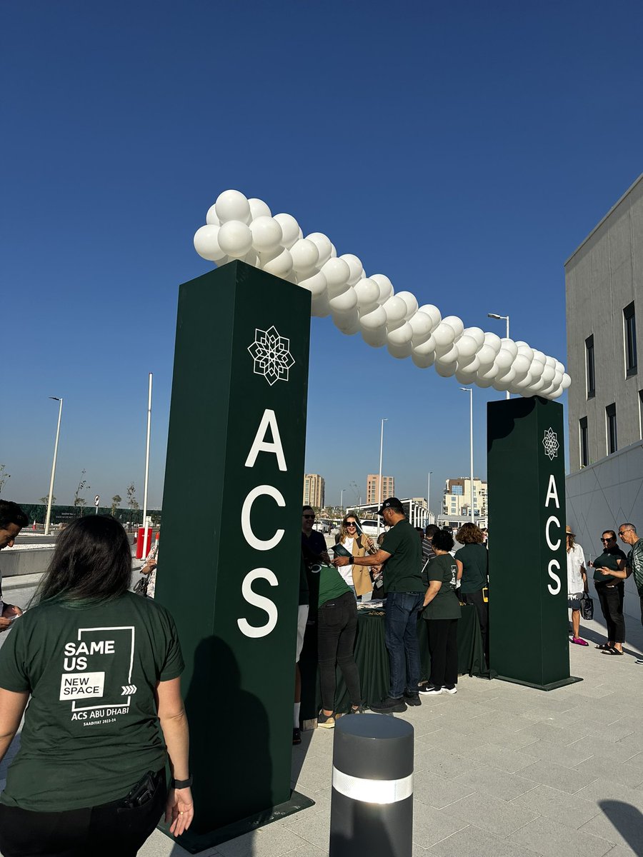 We are so excited that our new campus is open on #Saadiyat! 🙂Saadiyat means happiness, and we are soaking it in! #ACSlearns #OurACS