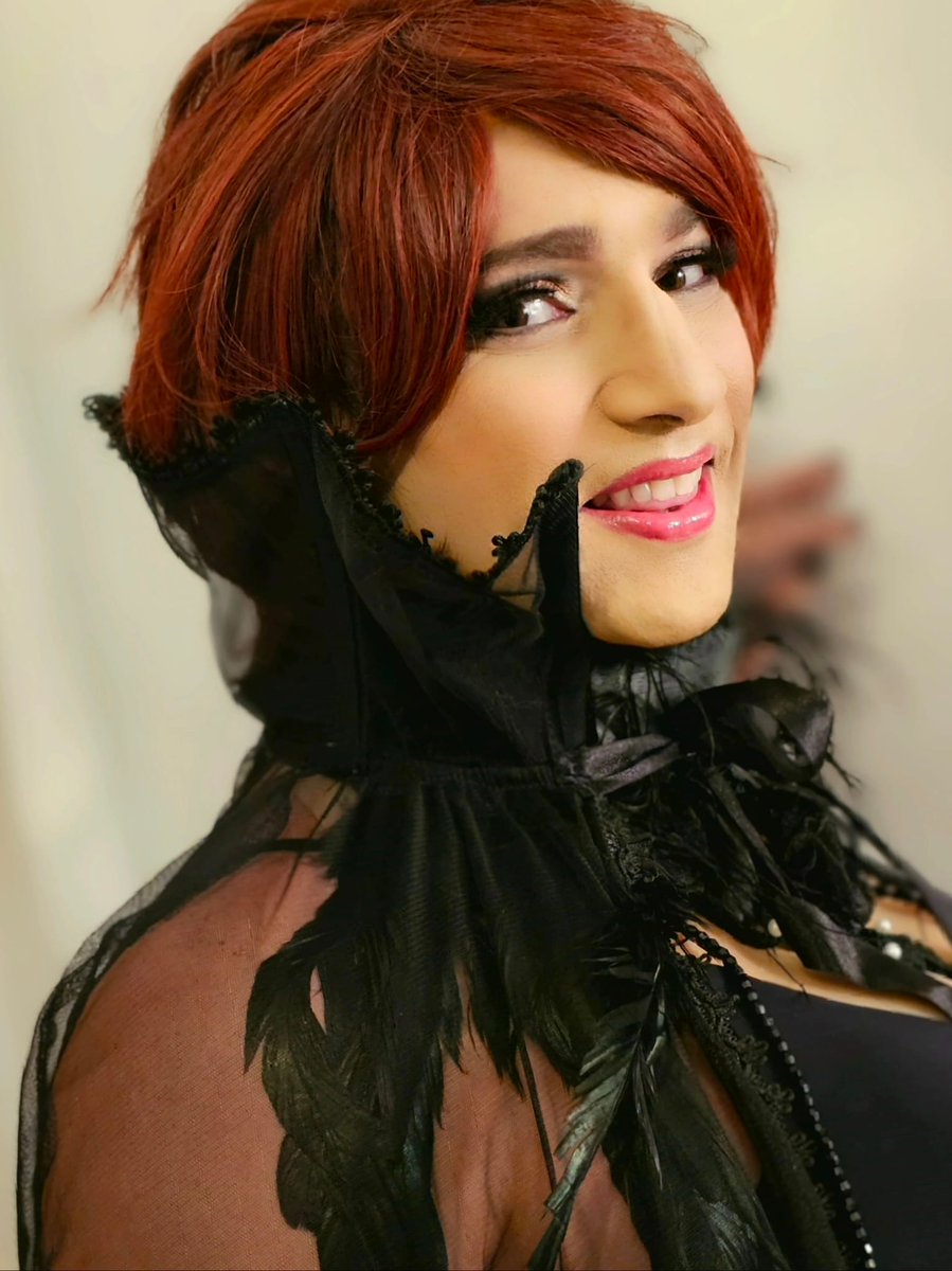 Klaudia_Jones's tweet photo. Goodmorning... The look was created by @MadameC5 and @DDsDressing. Would never have done it myself but these 2 fantastic ladies really know what they are doing! Thank you girls!!! Until we meet again #gothparty #crossdressing #crossdressingisfun #TGIRL https://t.co/BHvE7xWWa2