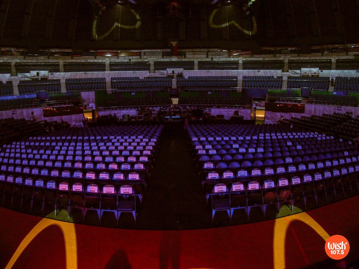 wish1075's tweet photo. These seats are reserved for some of the best names in the OPM scene! Can you spot your favorite's name? 👀 

#9thWishMusicAwards https://t.co/n5Uv8lnKdO
