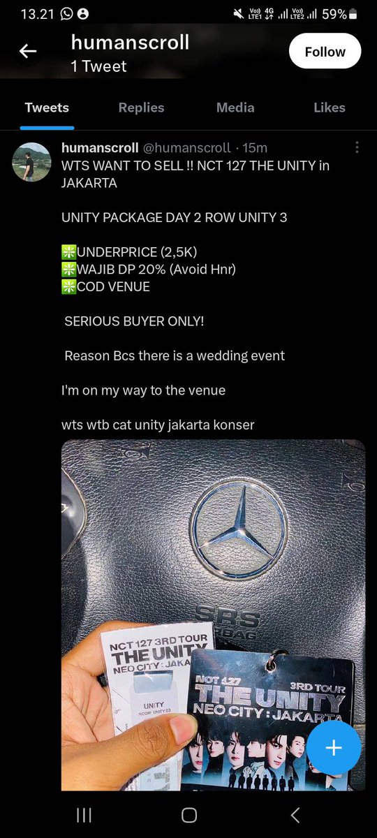 chillsungie's tweet photo. Scammer unity package 2.500 with dp 20% 

Kata lg nyetir , jalan trs gk tw dimn lg ngilang dan gembokan 

Dana : 085150953501 @humanscroll https://t.co/zJdYIpU1Bw