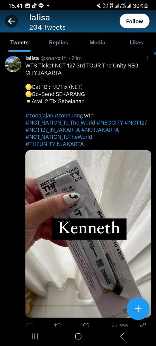 chillsungie's tweet photo. Scammer unity ticket 

CAT 1B QN 574 
HARGA : 2.3 
AVAIL: 1TIX 

No respon > AVAIL 2TIX CAT 1B dgn harga 1jt/tix 

Bank DBS
1707372553
Kenneth J @searccfh https://t.co/zP3O0xuixX