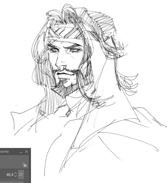 idk what i tapped into when drawing this rashid but i need to tap into it again 