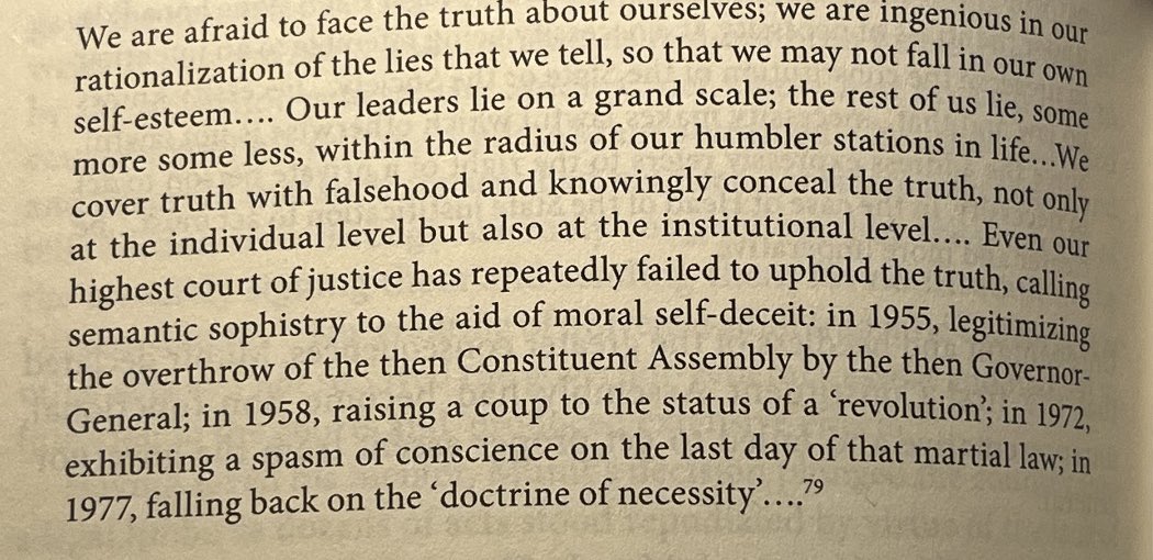 These words, from Pakistan’s 1986 Report of the Committee for the Study of Corruption, resonate once again at the highest level as the SCP overrules the Peshawar High Court’s decision on allowing the PTI to use the 🏏 symbol. 

The spirit of Justice Munir, the 1950s architect of