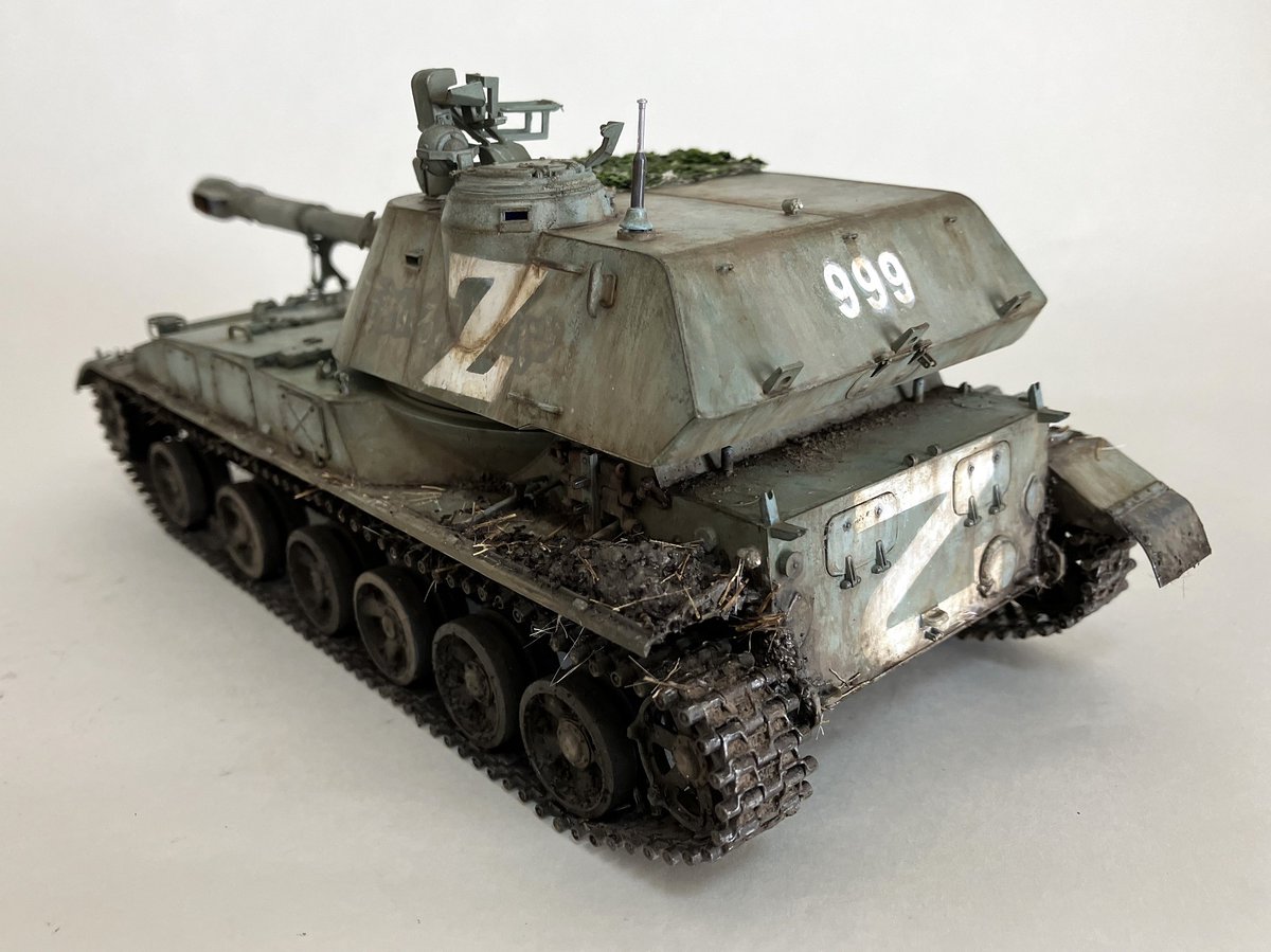 nekomanmaok's tweet photo. 2S3くんでけた。
#戦車模型 #scalemodels #模型戦車道 #2S3 #TRUMPETERMODELS #今月作ったプラモ晒そうぜ https://t.co/8k0Qo8QQO6