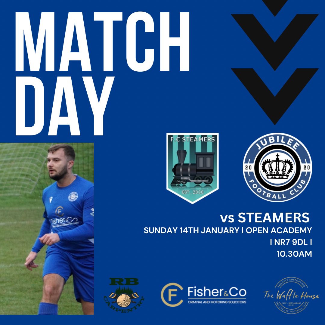 🔵⚫️ MATCHDAY ⚫️🔵 We make the short trip to Open Academy as we take on old rivals @FCSteamers 10:30KO. #UTJ