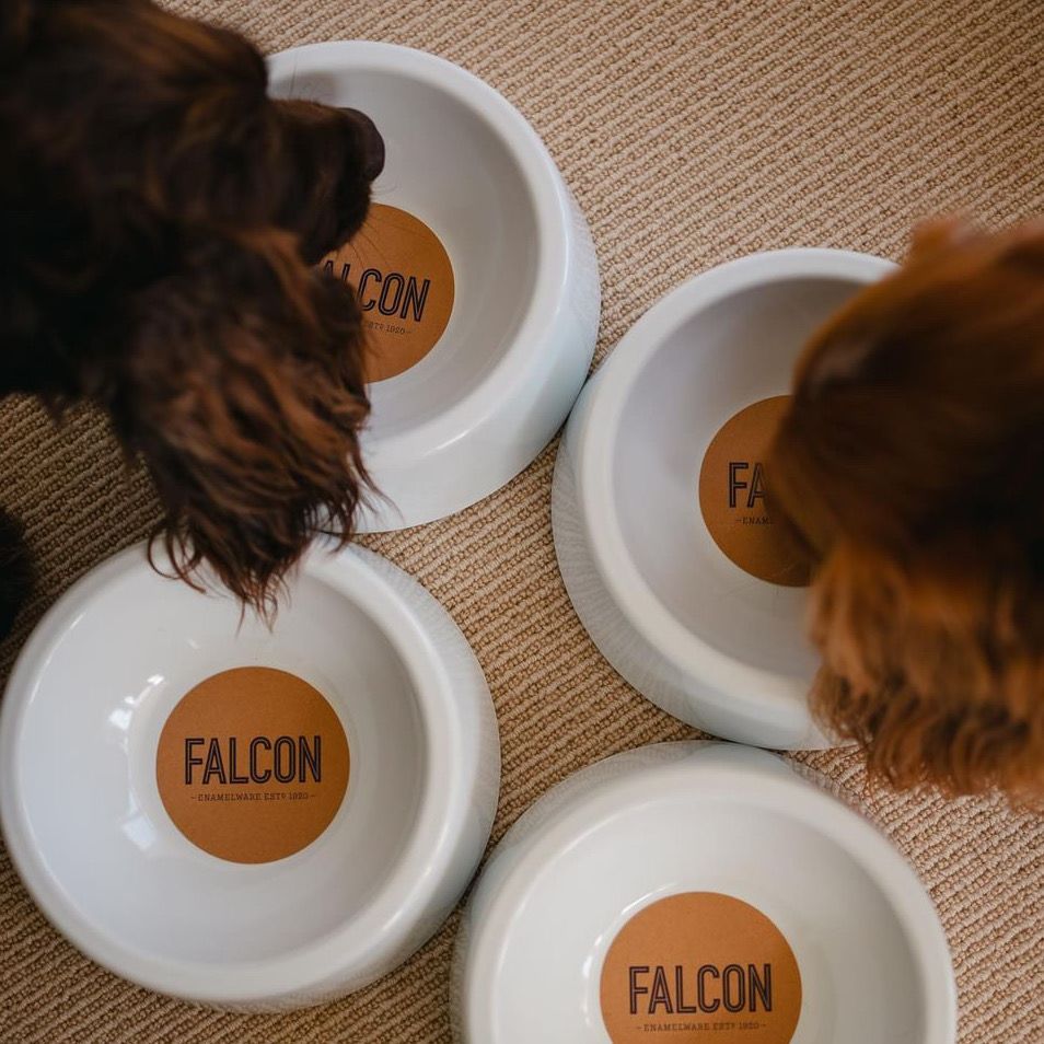 Falcon Enamel Plates Set of Four