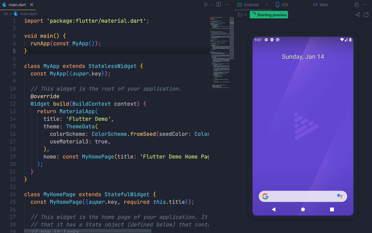 __varshilshah's tweet photo. 🚀 Exciting News! 🌐 Just got access to Google's IDX project, a game-changer for developers! 📲💻 Run Android and web projects directly in the browser with zero configuration hassles. 🌈 Innovation at its best! 👩‍💻👨‍💻 #GoogleIDX #DeveloperDreams #TechInnovation https://t.co/4y2Gik2vdn