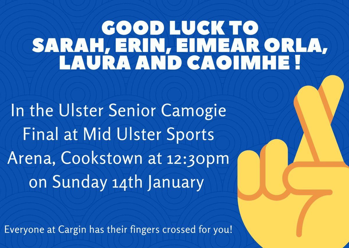 Good luck today girls 💚