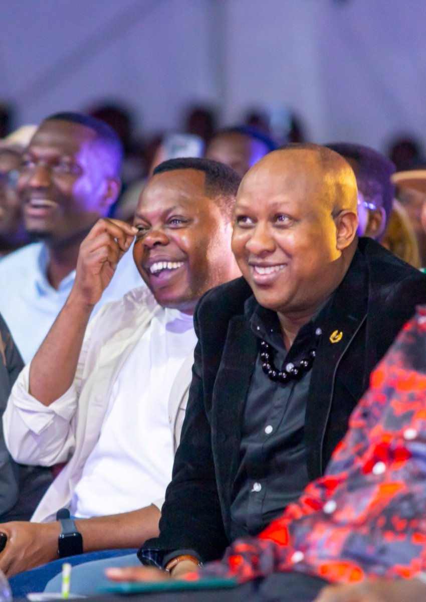 With Hon Dr. Utumatwishima Jean Nepo Abdallah <a href="/jnabdallah/">UTUMATWISHIMA</a> Minister of Youth and Arts.
Gratitude to H.E Paul Kagame for recognizing his capacity and love for the Creative industry.
With strong leadership,  and we're thrilled to express our gratitude on July 15, 2024. <a href="/PaulKagame/">Paul Kagame</a>