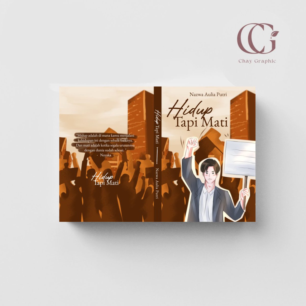 chay | cover buku, cover au tweet media