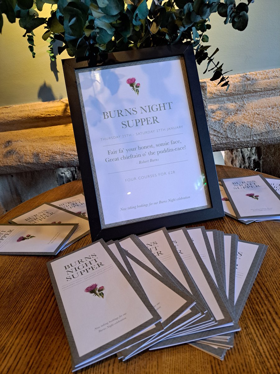 RevivedWitney's tweet photo. Don't forget it's nearly Burns' night. To avoid disappointment, book your table either using the link below or by calling us.

https://t.co/HATs6krRIw https://t.co/vwp4M5KBTr