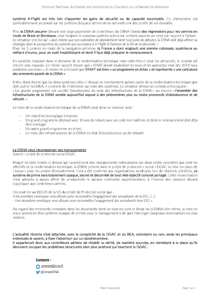 UnsaICNA's tweet photo. 🔴Droit de réponse. 
L'@UnsaICNA rétablit la vérité sur les problématiques principales qui devraient être traitées sans délai. 
https://t.co/WiSjp39hIa https://t.co/Yvdcv0UaoM