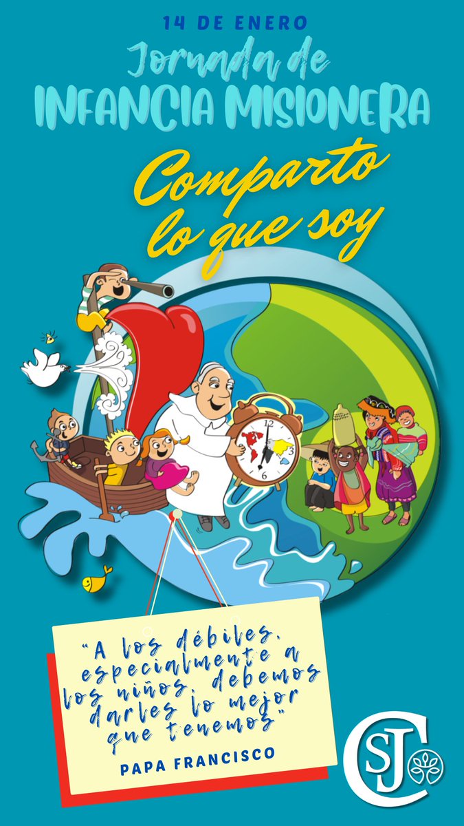 sjc_feye's tweet photo. ¡Celebrando la Jornada de #InfanciaMisionera con el lema inspirador #CompartoLoQueSoy! Hoy, los niños se unen como pequeños misioneros, ofreciendo oración y contribuciones para ayudar a aquellos que necesitan lo esencial y aún no conocen a Dios.
@feye_enred @OMP_ES @Confepiscopal https://t.co/SQUpMsjHCr