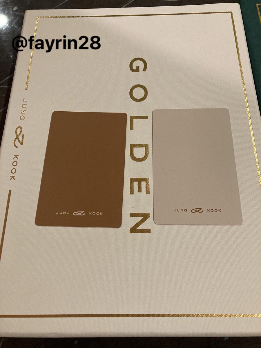 Fayrin28's tweet photo. ขายการ์ดจองกุก จากอัลบัม golden ค่ะ ราคารวมส่งแล้ว การ์ดล่ะ 300 บาท ค่ะ #ตลาดนัดบังทัน #การ์ดจองกุก https://t.co/SmrBe6XX0W