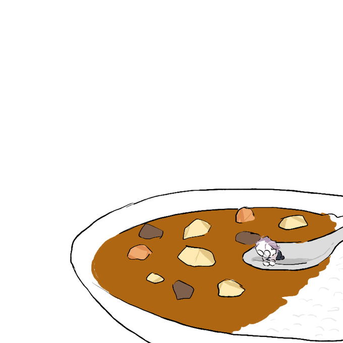 「curry white background」 illustration images(Latest)