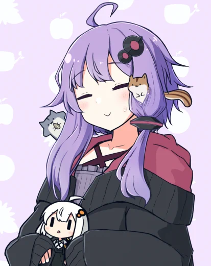 結月ゆかりさん立ち絵素材進捗です。メタルマカロンを頬張るジャンガリアンハムスターを追加しました。 
