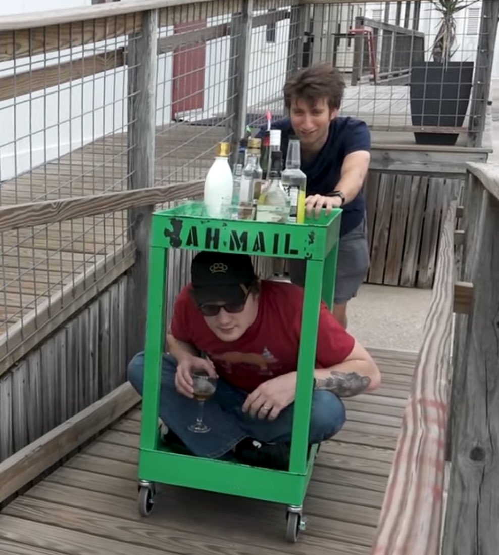 dorphdale's tweet photo. Look at these silly boys goofing off at my sons work! https://t.co/k6SF97JjGR