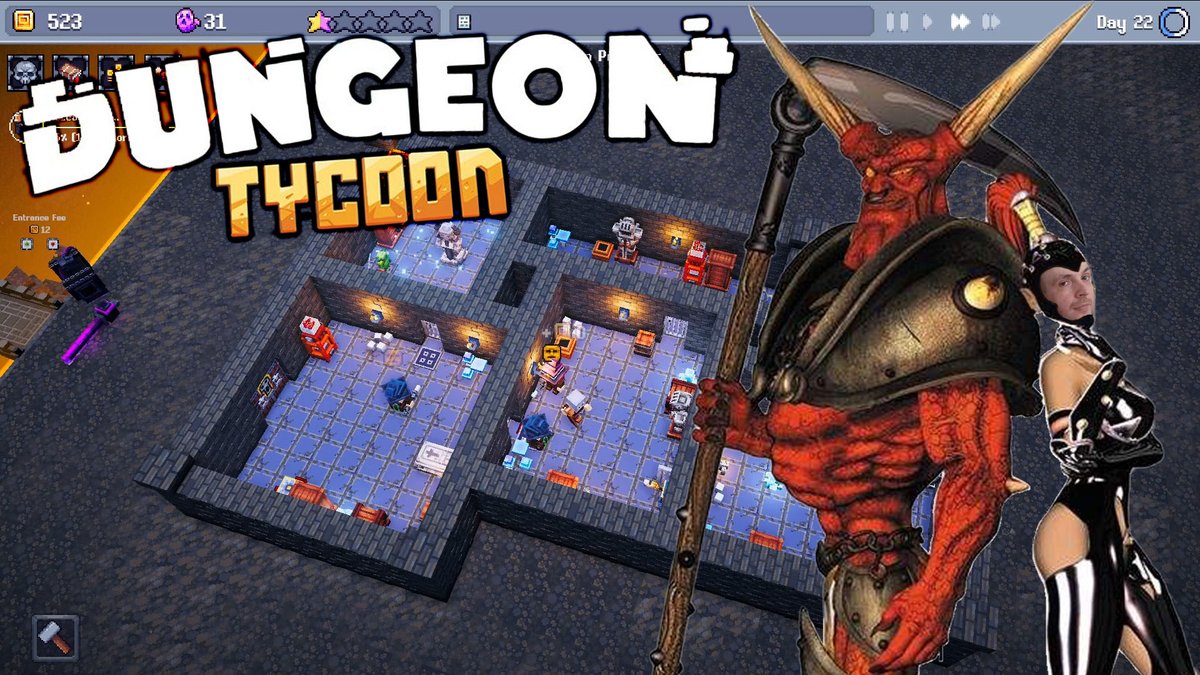 CrypticHybrid's tweet photo. Want to channel your inner Dungeon Keeper &amp; build the most beautiful &amp; dangerous dungeons? Then join me LIVE in 10 minutes on @rumblevideo for a first look at Dungeon Tycoon from @LunheimStudios &amp; @GoblinzPub ! 
https://t.co/be0zdi2uFv 
#RumbleTakeover #strategy #tycoon https://t.co/5C7YPDwFpR