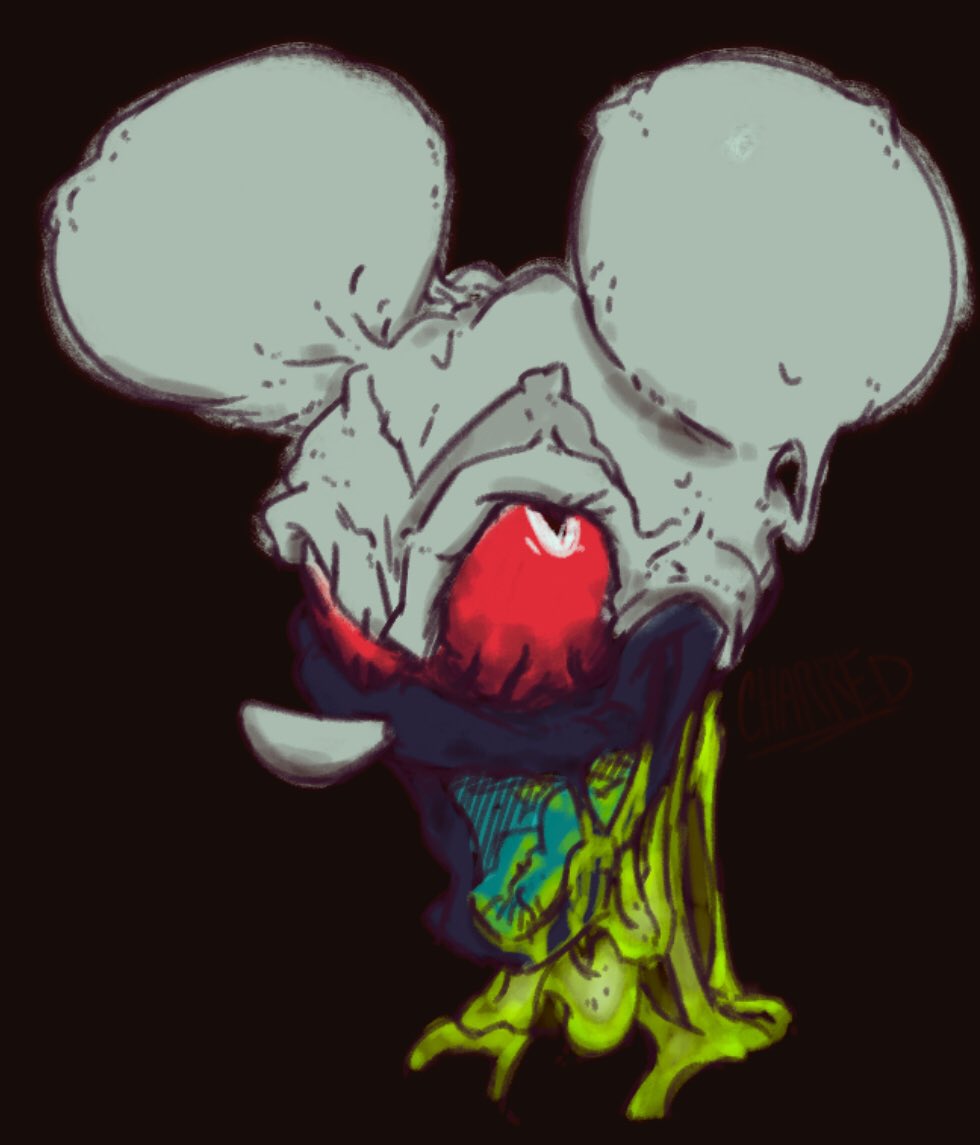 CharredGuyReal's tweet photo. uhhh hello everyone :D

guess who finally posted once in a blue moon!
me!
now have! the funny photo-negative mickey! out of! boredom! https://t.co/d04Oh8dpoe
