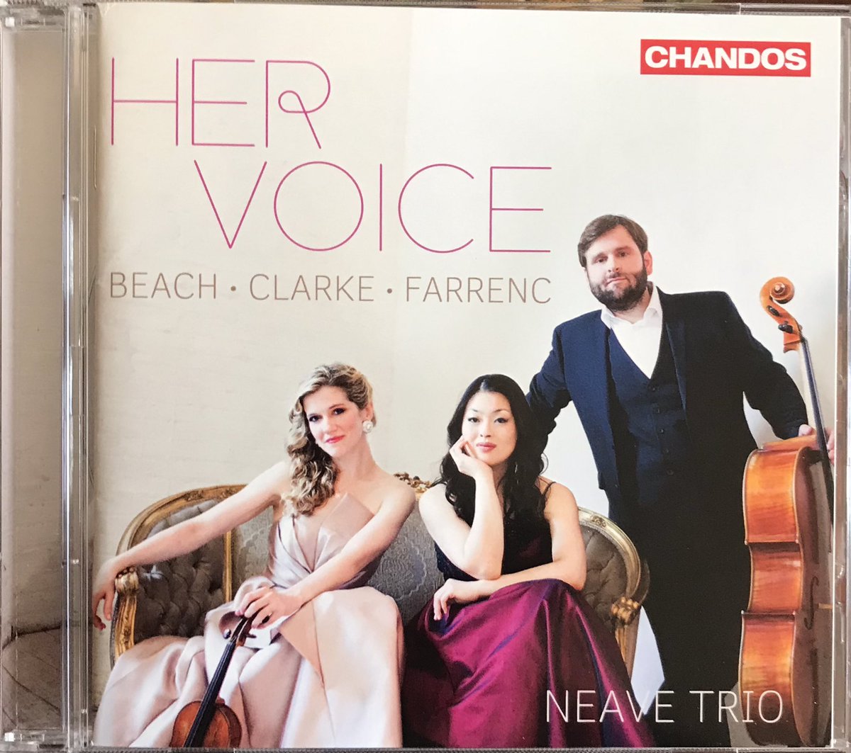 BramaAlessandro's tweet photo. I found โHer Voiceโ program very well done: three Piano Trios by Luise #Farrenc, Amy #Beach and Rebecca #Clarke. The lives of the three composers cover just over 170 seamless years of music history. The #Neave Trio plays the three works excellently and, when listening to (1/2) https://t.co/nJRhhmdgkp