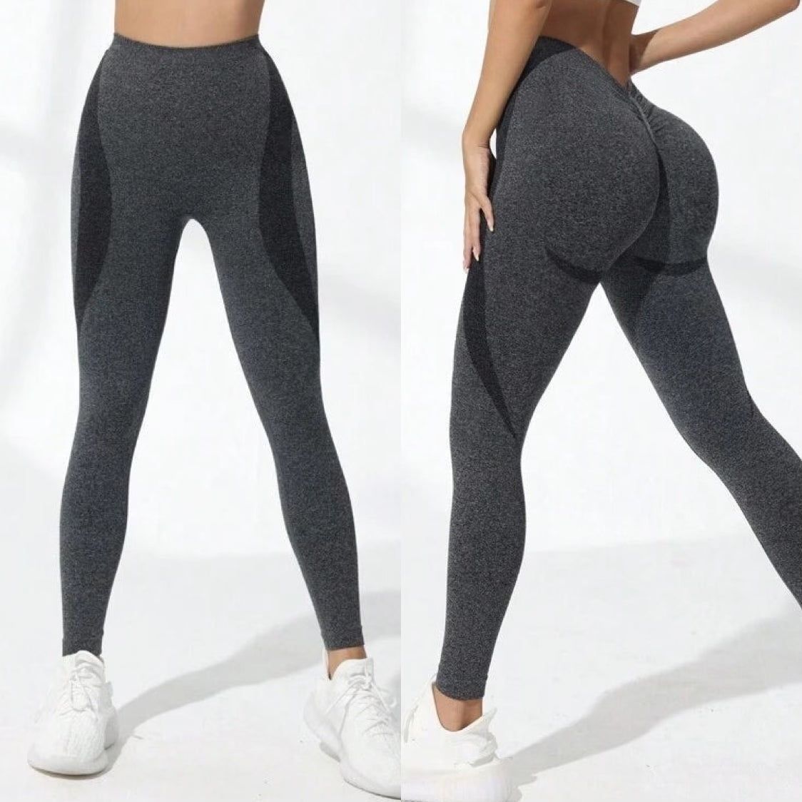 GymDeity Fitness Brand on X: Grey Contour Seamless Leggings