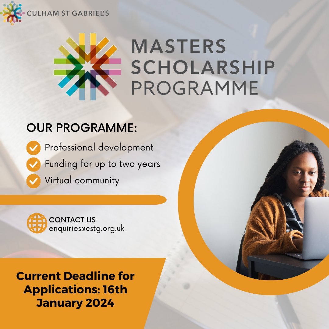 Last chance to apply for this round of our Masters Scholarships ⬇️ Don't miss out! ow.ly/sKH150QpVcf #TeamRE #ProfessionalDevelopment