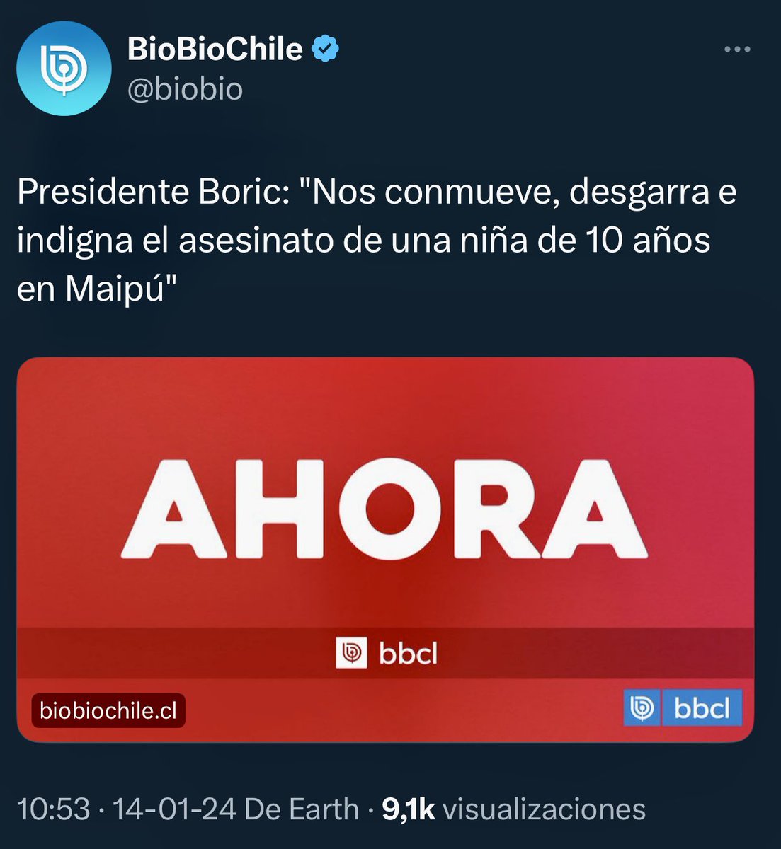rodolfocarter's tweet photo. Antes fue un niño en Padre Hurtado, hoy es otro en Maipú. Y otra vez frases hechas y política añeja como respuesta a la tragedia, en algo que ya no sólo es inepto, sino que francamente cruel. Presidente @GabrielBoric, ¿cuántos muertos más para que abandone los lugares comunes, se decida a actuar y decrete el Estado de Excepción en favor de todos los chilenos?