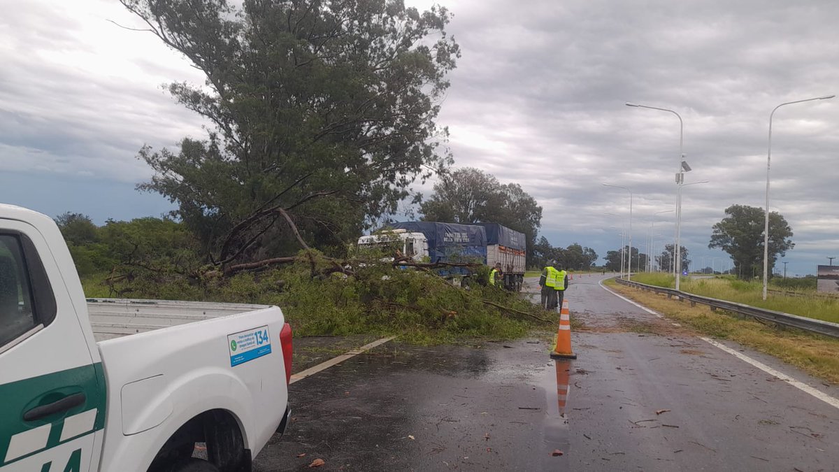 RedSegVial's tweet photo. #RN168 km 12.
Calzadas húmedas y banquinas inestables por precipitaciones.
4/7 https://t.co/XFk5UKfWks