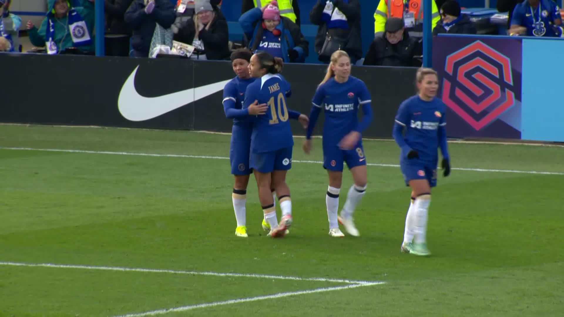 The Big Fish gives @ChelseaFCW their breakthrough 🤩#AdobeWomensFACup