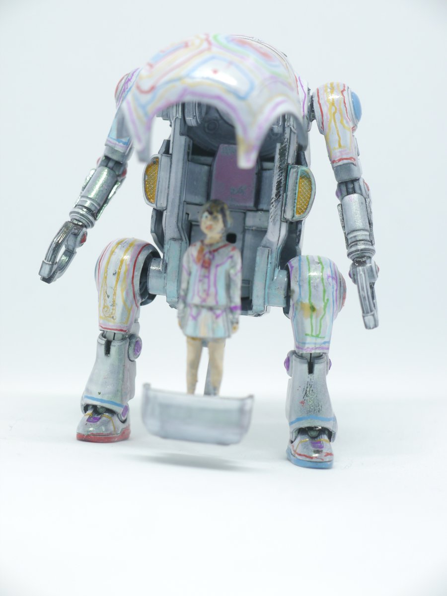 Anomodeller's tweet photo. #GSIクレオス #Mrホビー #リンプラ塗装コンテスト
#リンプラ全色制覇 #ハセガワ賞
1/35 メカトロウィーゴをステラホワイトをベースに全色を使用して手書きマーキング https://t.co/adiFzo8wpt