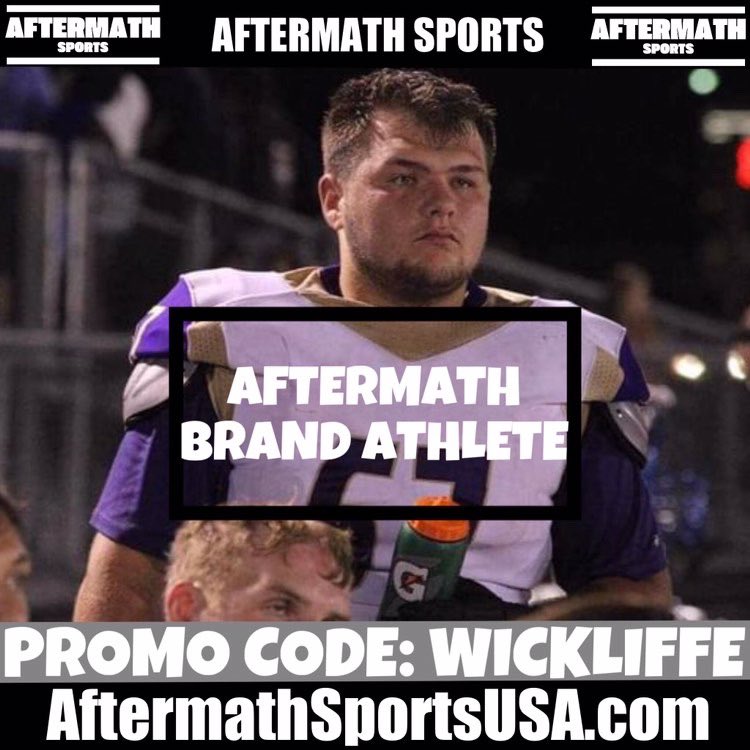 WickliffeColin's tweet photo. I am excited to announce my partnership with @AftermathAthlts 🚨 Use my promo code “WICKLIFFE” at checkout for 10% off your entire order!!! https://t.co/u8dtV6srhP