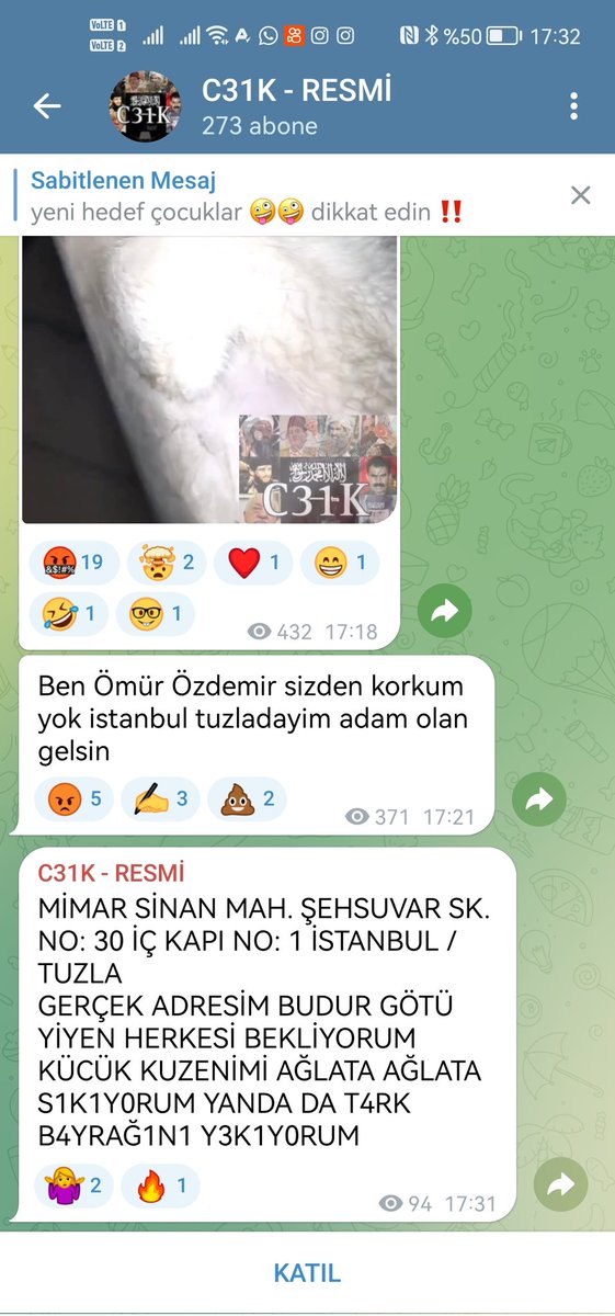 Blackwitch34's tweet photo. Gerçekten yeter artık  polis ne yapıyor 3 gündür. Devletin başındakiler üç veledi durduramıyorsunuz yeter artık Türkiye cumhuriyeti vatandaşı olarak güvende değiliz ve cevap istiyoruz #c31ktutuklansın #c31k #C31KTUTUKLANSIN @RTErdogan https://t.co/41juuHoQdy